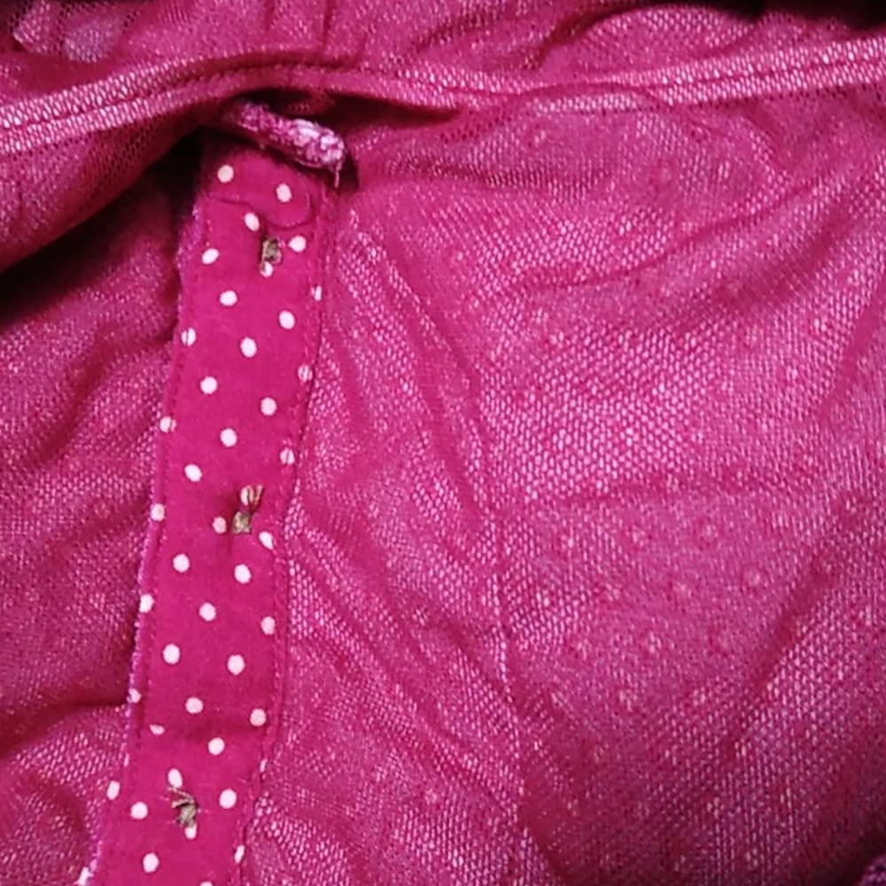 Free People pink polka dot baby doll dress small - Picture 11 of 13